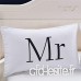 XuBa Impression Simple de Mrs et Mr Couple Taies d'oreiller pour décoration de la Maison Taie d'oreiller Taie d'oreiller  50cmx 75cm - B07L61YD6Q
